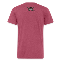 Character #100 Fitted Cotton/Poly T-Shirt by Next Level - heather burgundy