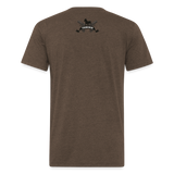 Character #100 Fitted Cotton/Poly T-Shirt by Next Level - heather espresso