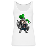 Character #114  Women’s Premium Tank Top - white