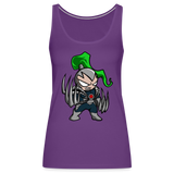 Character #114  Women’s Premium Tank Top - purple