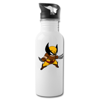 Character #30 Water Bottle - white