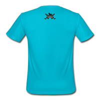 Character #1 Men’s Moisture Wicking Performance T-Shirt - turquoise