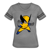 Character #1 Women’s Vintage Sport T-Shirt - heather gray/charcoal