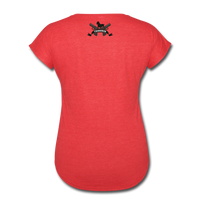 Character #2 Women's Tri-Blend V-Neck T-Shirt - heather red