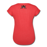 Character #2 Women's Tri-Blend V-Neck T-Shirt - heather red