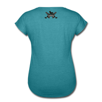 Character #2 Women's Tri-Blend V-Neck T-Shirt - heather turquoise