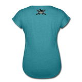 Character #2 Women's Tri-Blend V-Neck T-Shirt - heather turquoise