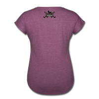 Character #2 Women's Tri-Blend V-Neck T-Shirt - heather plum