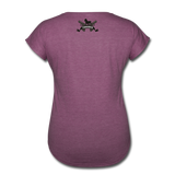 Character #2 Women's Tri-Blend V-Neck T-Shirt - heather plum