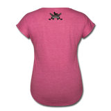 Character #2 Women's Tri-Blend V-Neck T-Shirt - heather raspberry