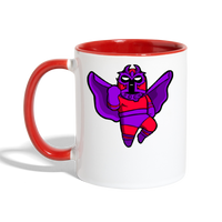 Character #3 Contrast Coffee Mug - white/red