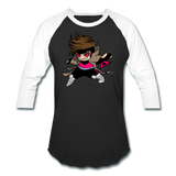 Character #4 Baseball T-Shirt - black/white