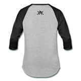 Character #4 Baseball T-Shirt - heather gray/black