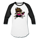 Character #4 Baseball T-Shirt - white/black