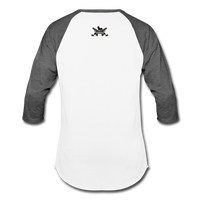 Character #4 Baseball T-Shirt - white/charcoal