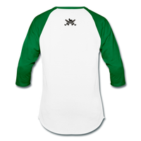 Character #4 Baseball T-Shirt - white/kelly green