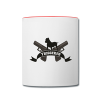 Character #7 Contrast Coffee Mug - white/red