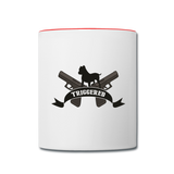 Character #7 Contrast Coffee Mug - white/red