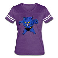Character #7 Women’s Vintage Sport T-Shirt - vintage purple/white
