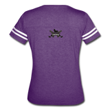 Character #7 Women’s Vintage Sport T-Shirt - vintage purple/white