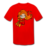 Character #8 Kids' Moisture Wicking Performance T-Shirt - red