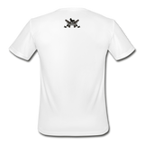 Character #8 Men’s Moisture Wicking Performance T-Shirt - white