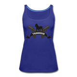 Triggered Logo Women’s Premium Tank Top - royal blue