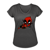 Character #11 Women's Tri-Blend V-Neck T-Shirt - deep heather