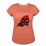 Character #11 Women's Tri-Blend V-Neck T-Shirt - heather bronze