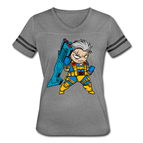 Character #12 Women’s Vintage Sport T-Shirt - heather gray/charcoal