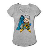 Character #12 Women's Tri-Blend V-Neck T-Shirt - heather gray