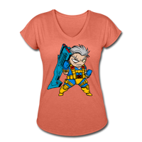 Character #12 Women's Tri-Blend V-Neck T-Shirt - heather bronze