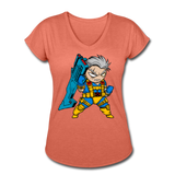 Character #12 Women's Tri-Blend V-Neck T-Shirt - heather bronze