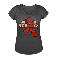 Character #13 Women's Tri-Blend V-Neck T-Shirt - deep heather