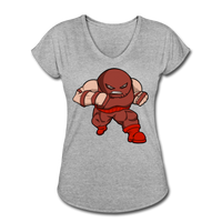 Character #13 Women's Tri-Blend V-Neck T-Shirt - heather gray