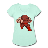 Character #13 Women's Tri-Blend V-Neck T-Shirt - mint