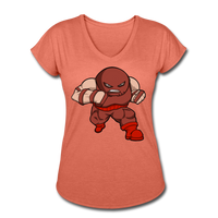 Character #13 Women's Tri-Blend V-Neck T-Shirt - heather bronze