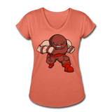 Character #13 Women's Tri-Blend V-Neck T-Shirt - heather bronze