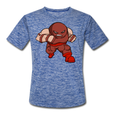 Character #13 Men’s Moisture Wicking Performance T-Shirt - heather blue