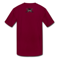 Character #13 Kids' Moisture Wicking Performance T-Shirt - burgundy