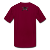 Character #13 Kids' Moisture Wicking Performance T-Shirt - burgundy