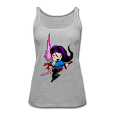 Character #14 Women’s Premium Tank Top - heather gray