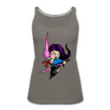 Character #14 Women’s Premium Tank Top - asphalt gray