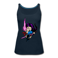 Character #14 Women’s Premium Tank Top - deep navy