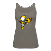 Character #15 Women’s Premium Tank Top - asphalt gray