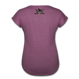 Character #15 Women's Tri-Blend V-Neck T-Shirt - heather plum