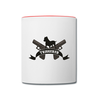 Character #15 Contrast Coffee Mug - white/red