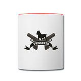 Character #15 Contrast Coffee Mug - white/red