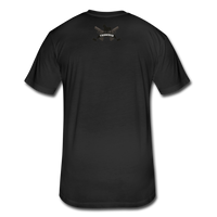 Character #15 Fitted Cotton/Poly T-Shirt by Next Level - black