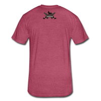 Character #15 Fitted Cotton/Poly T-Shirt by Next Level - heather burgundy